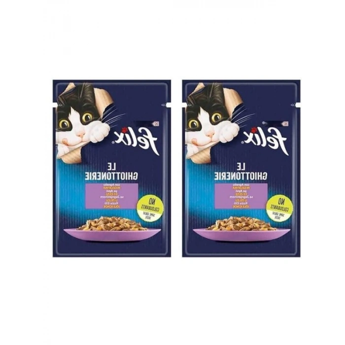 Kuzu Etli Yetişkin Kedi Yaş Maması 85 gr, 2li Paket