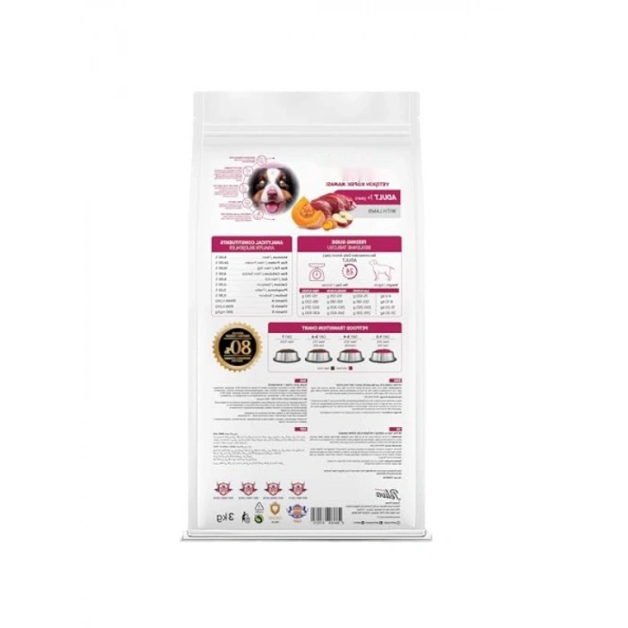 Kuzu Etli Yetişkin Köpek Kuru Maması - 3 Kg