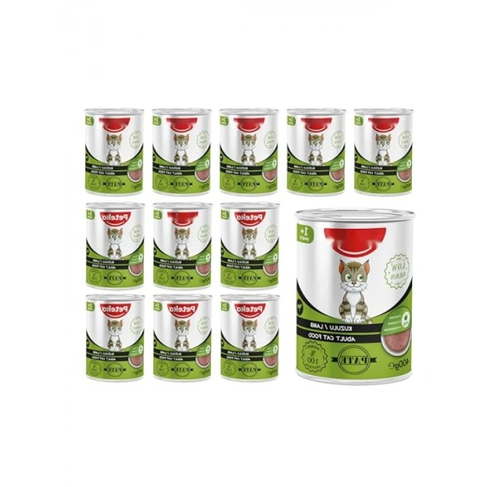 Kuzulu Pate Yaş Mama, 400g x 12 Adet
