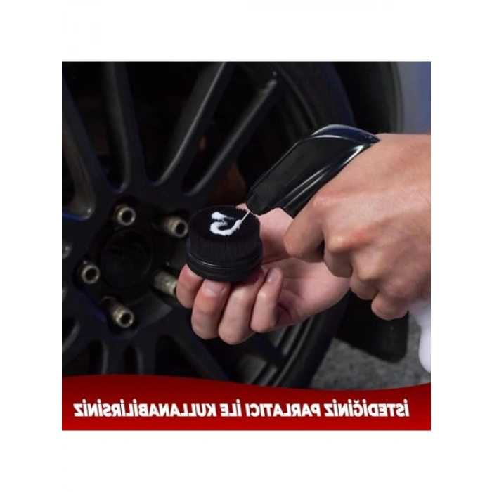 Lastik Parlatıcı Aplikatör Fırçası - Premium Araç ve Motor Lastik Bakımı