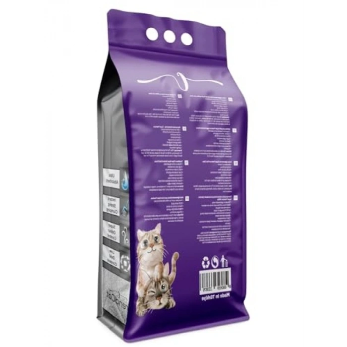 Lavanta Kokulu Topaklanan Tozsuz Kedi Kumu, 10 Lt