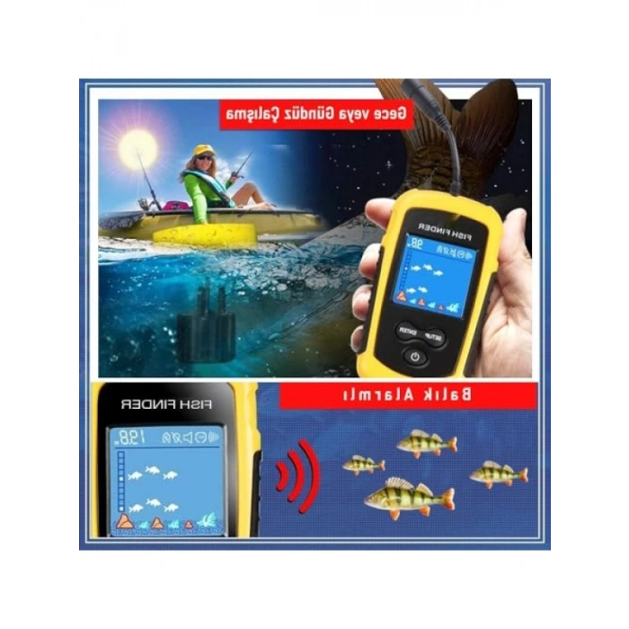 LCD Renkli Ekran Taşınabilir Balık Bulucu