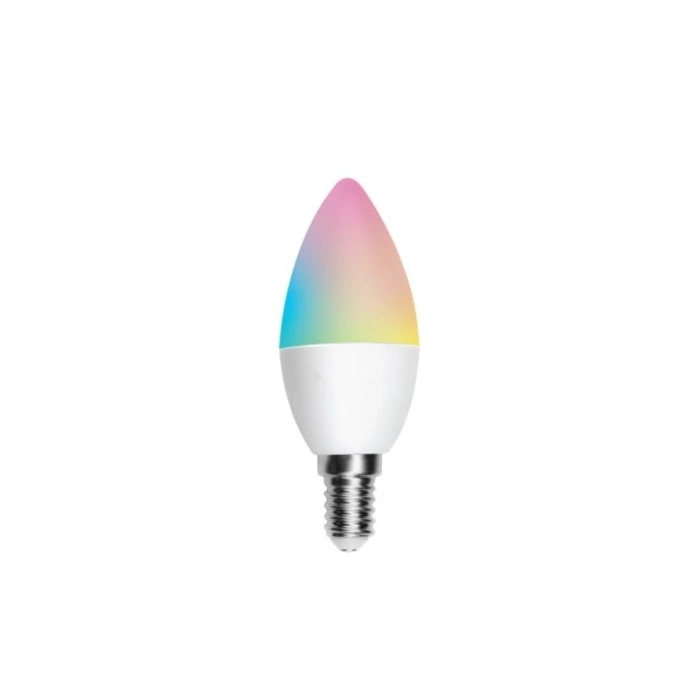 LED Akıllı Bluetooth Wi-Fi RGB Lamba - 4.9W E14