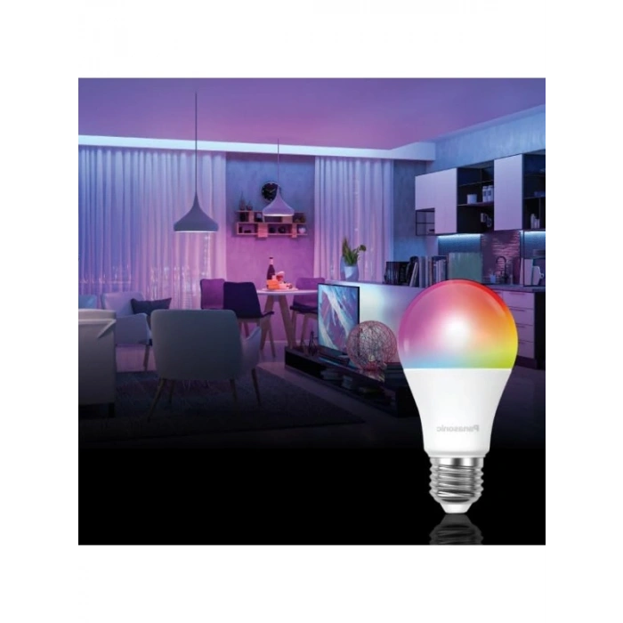 LED Akıllı Wi-Fi RGB E27 Lamba, 9W