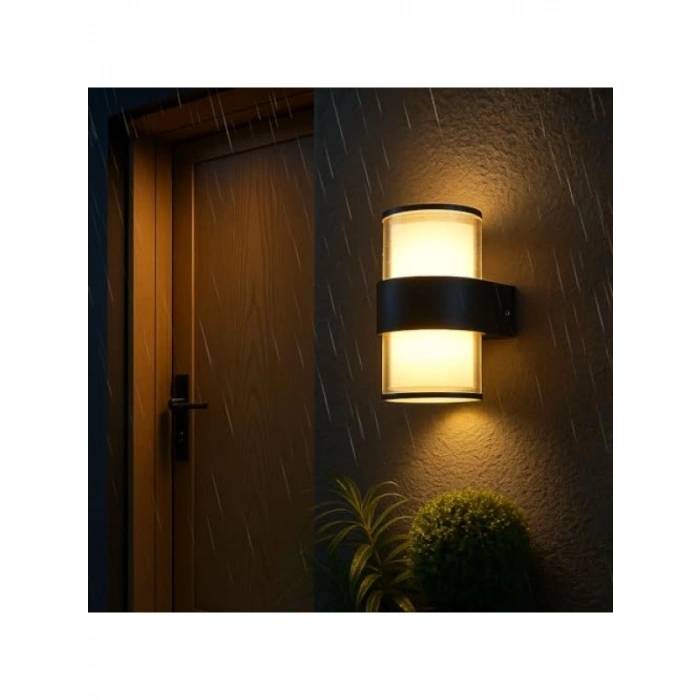 LED Duvar Aplik, 12W IP54, Su Geçirmez, Dış Mekan Aydınlatma