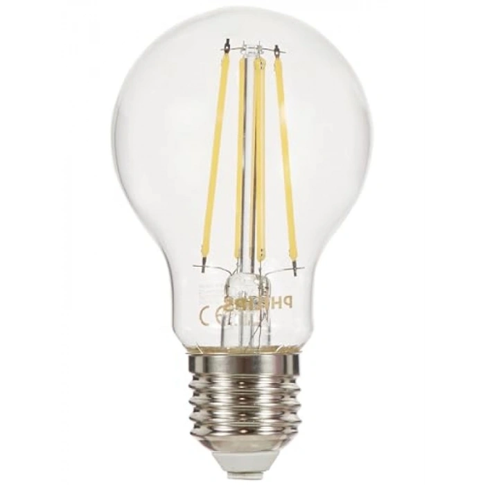 LED Filament Ampul - 60W, 4000K Gün Işığı, E27 Duy