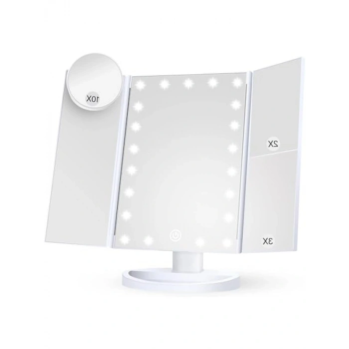 LED Işıklı Katlanabilir Makyaj Aynası