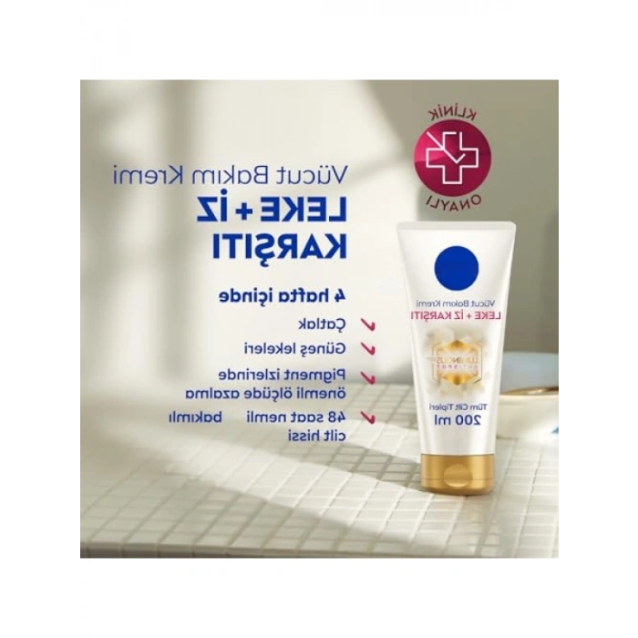 Leke ve İz Karşıtı Vücut Bakım Kremi - 200 ml, 48 Saat Nemlendirici