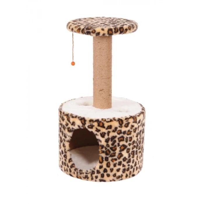 Leopar Desenli Dayanıklı Kedi Tırmalama