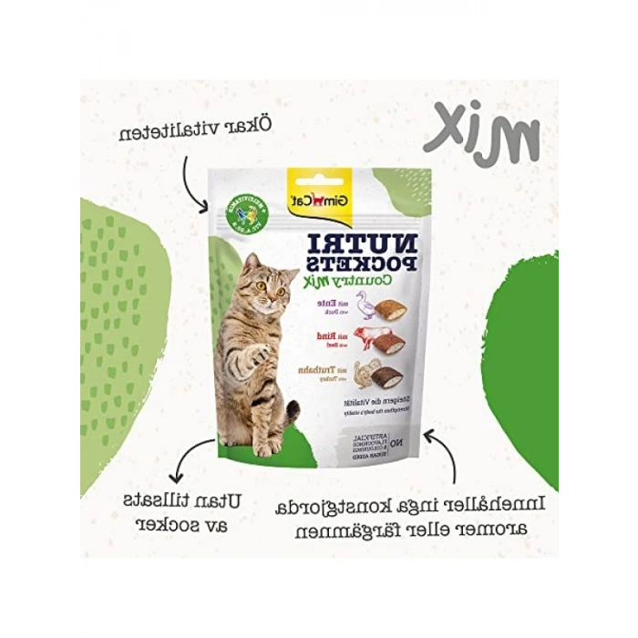 Lezzetli Kedi Ödül Tableti - Ördek, Dana ve Hindi Eti İçeren 150 g