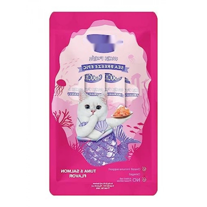 Lezzetli Ton-Somon Sıvı Kedi Ödülü 5x15 gr