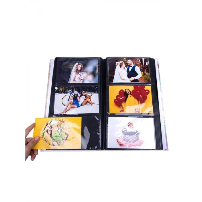 Lüks Desenli 300 Fotoğraf Kapasiteli Albüm - 10x15 cm