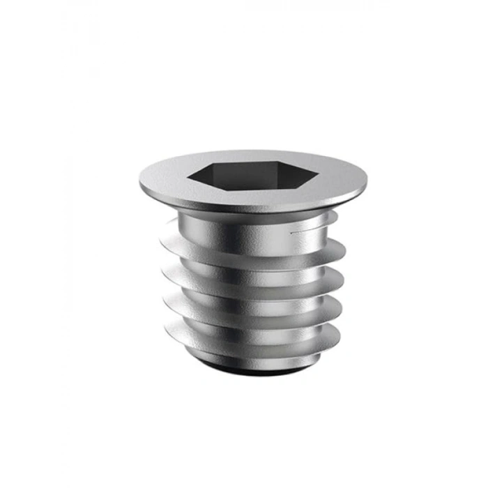 M10 Metal Düz Dişli Ahşap Dübeli - 50 Adet Set