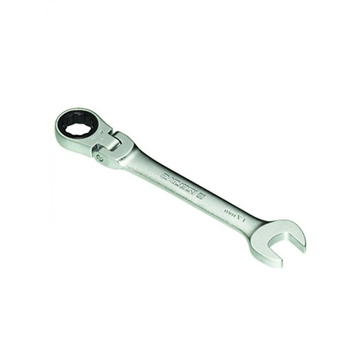 Mafsallı Cırcır Kombine Anahtar - 8 mm Krom Vanadyum