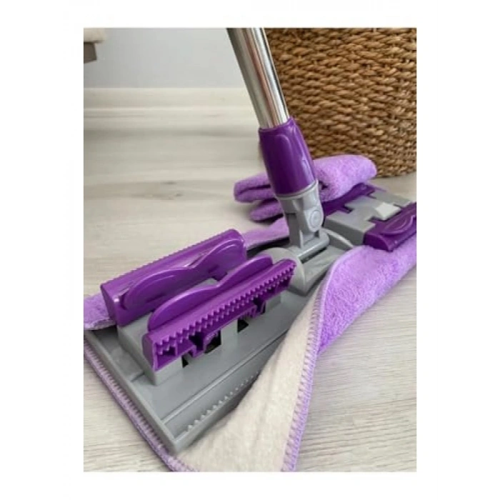Mandallı Mop Yedek Mikrofiber Bez (2li Paket)