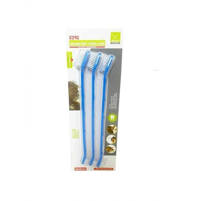 Manuel Diş Fırçası Seti - 3 Adet, 22 cm Uzunluk