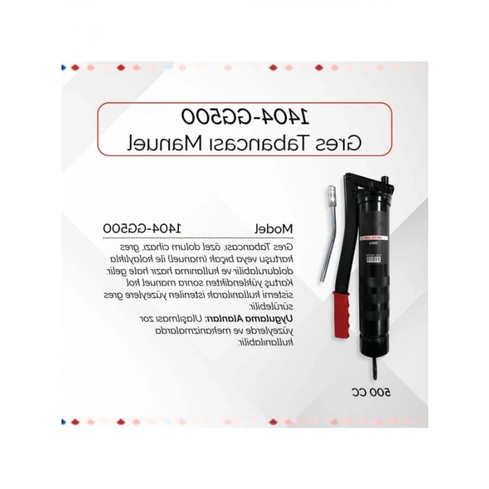 Manuel Gres Tabancası - Standart Model