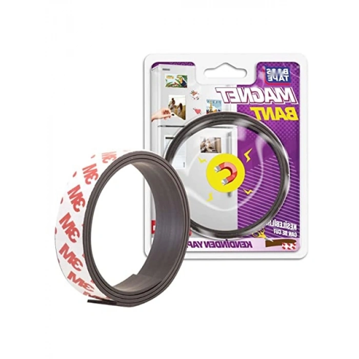 Manyetik Bant | 20 mm Genişlik, 75 cm Uzunluk
