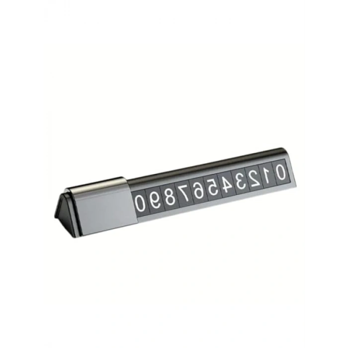Manyetik Fosforlu Geçici Park Numaratörü - Şık ve Dayanıklı