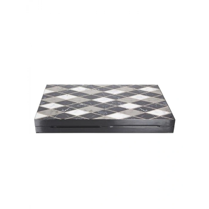 Marble Black Tavla