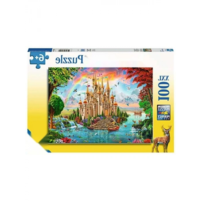 Masal Şatosu Temalı 100 Parçalı Puzzle
