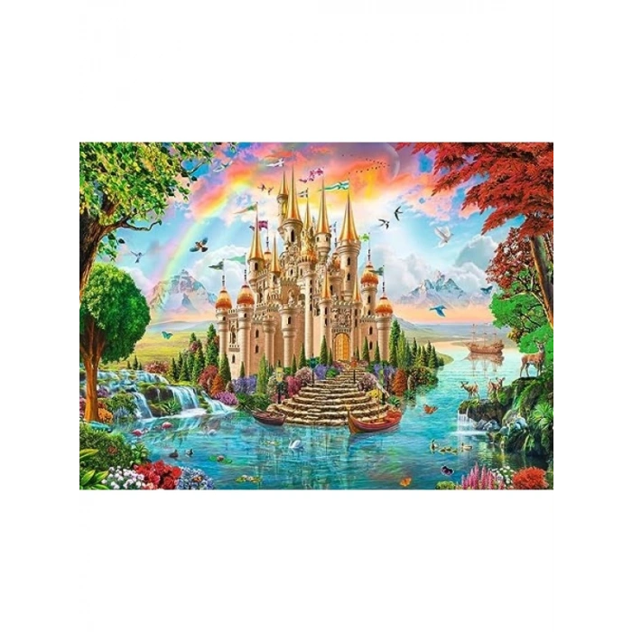 Masal Şatosu Temalı 100 Parçalı Puzzle