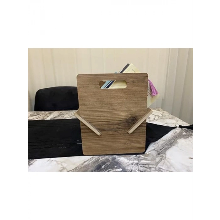 Masaüstü Mini Kitaplık - 50 cm Kitap Düzenleyici