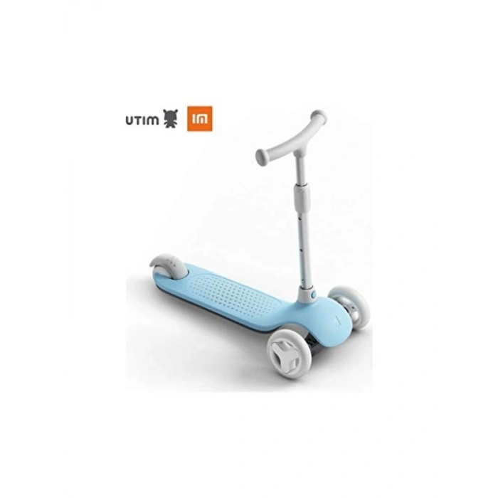 Mavi Renkli Çocuk Scooter, Eğlenceli ve Güvenli Sürüş