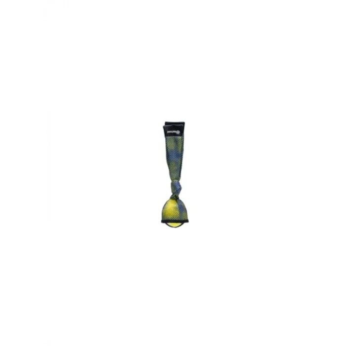 Mavi/Sarı Kumaş Fırlatma ve Yüzen Tenis Topu, 29 cm