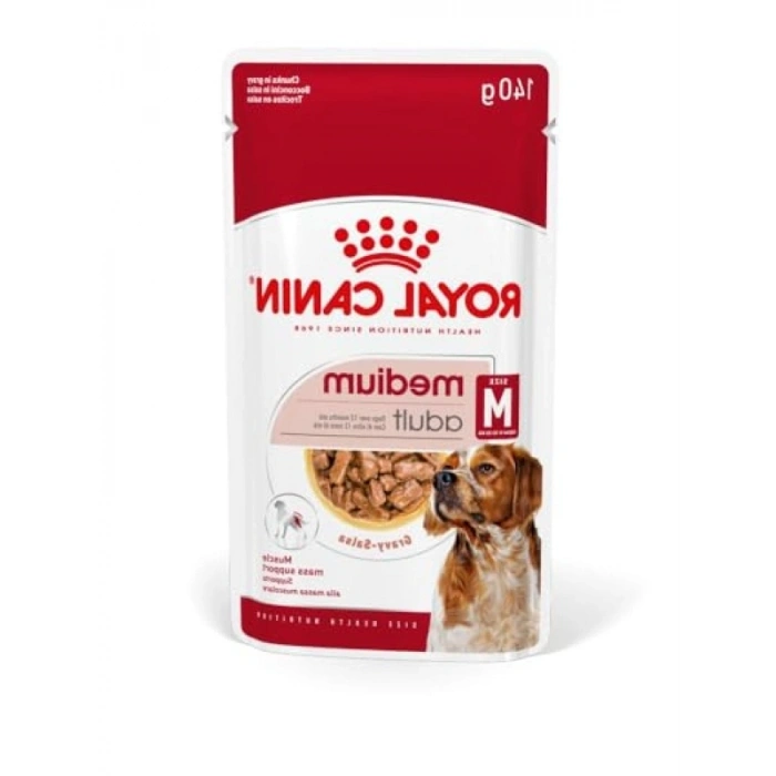 Medium Adult Gravy Yetişkin Köpek Yaş Maması 140 gr x 10 Adet