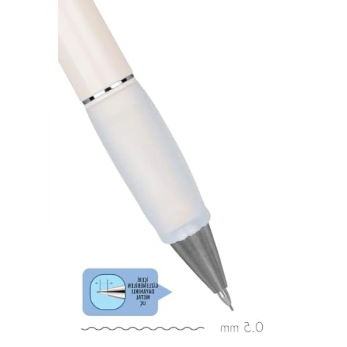 Mekanik Kurşun Kalem, 0.5mm, Fildişi Renk