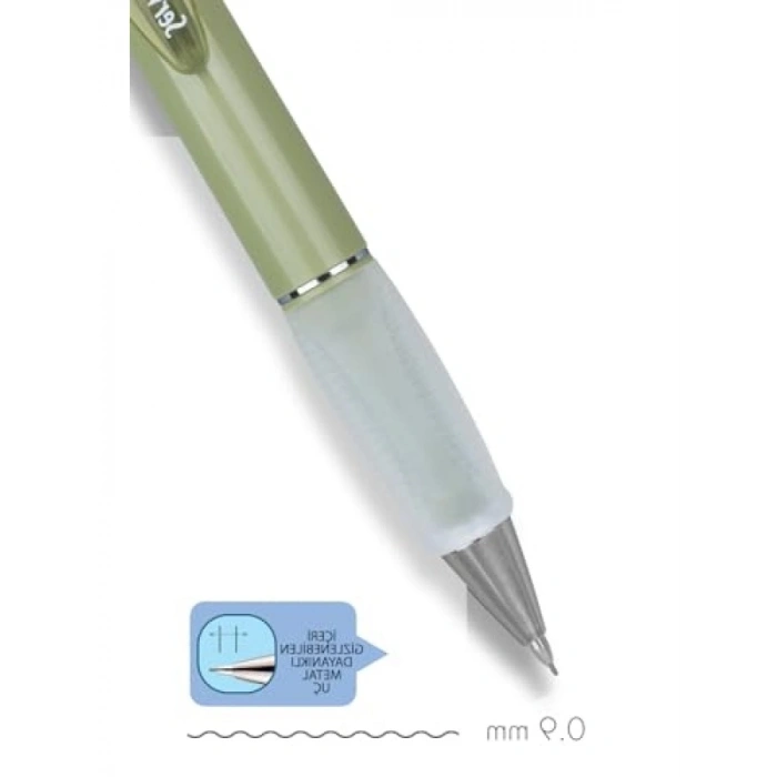 Mekanik Kurşun Kalem - 0.9 mm, Yaprak Yeşili