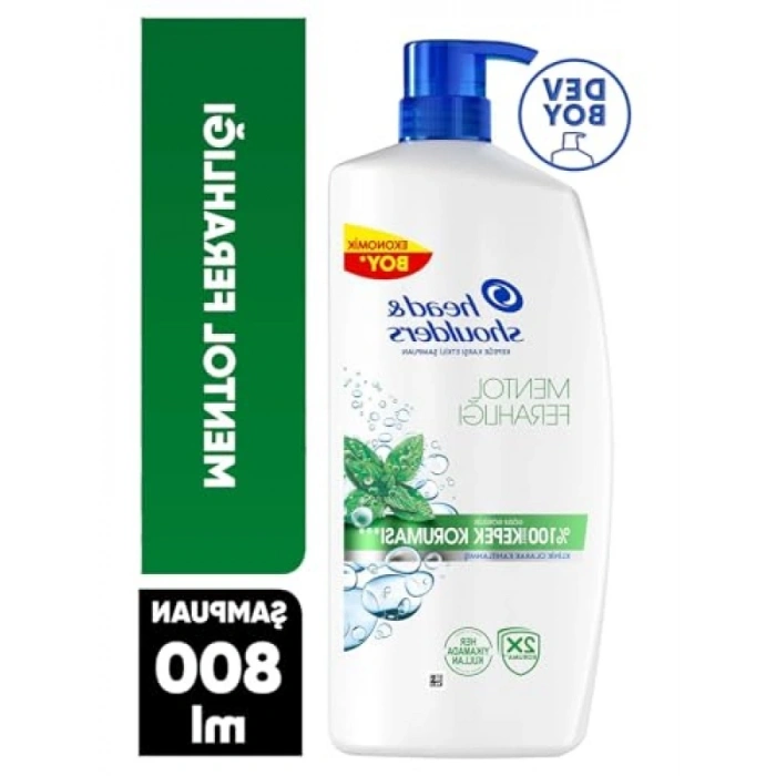 Mentol Ferahlığı Sunan Kepeğe Karşı Etkili Şampuan 800ml