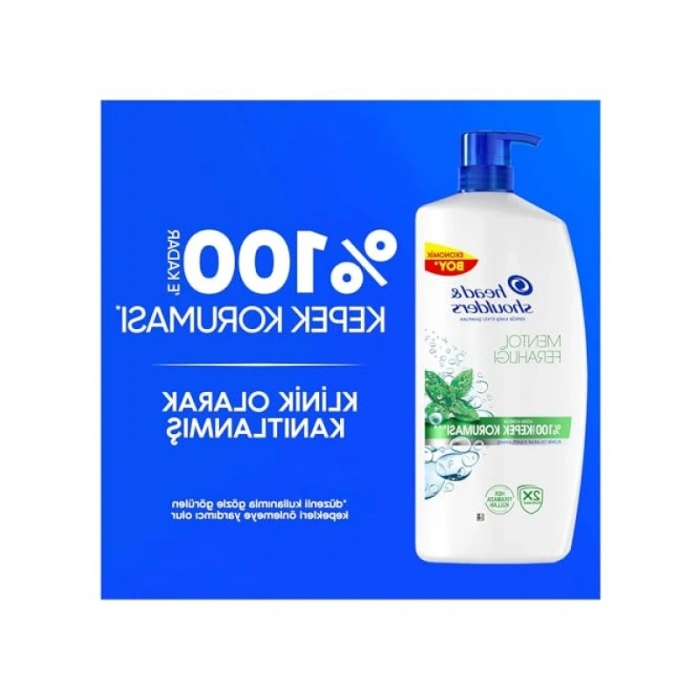Mentol Ferahlığı Sunan Kepeğe Karşı Etkili Şampuan 800ml