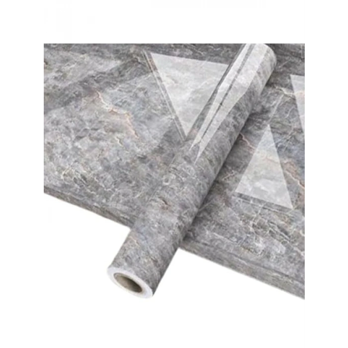 Mermer Desenli Sticker Folyo, Atina Grisi (60 cm x 5 mt)