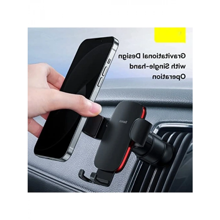 Metal Araç Telefon Tutucu - Dikey ve Yatay Havalandırma Kafesi