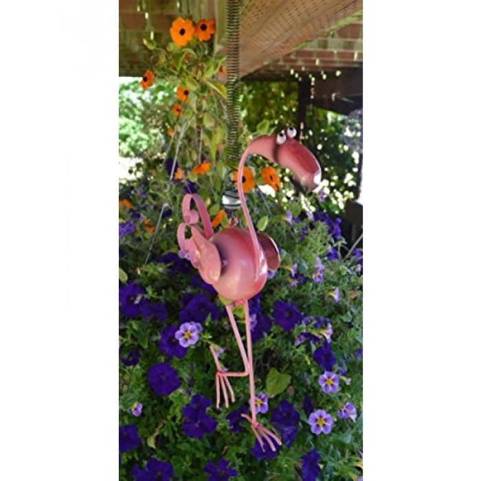 Metal Flamingo Bahçe Dekorasyonu, 45,72 cm