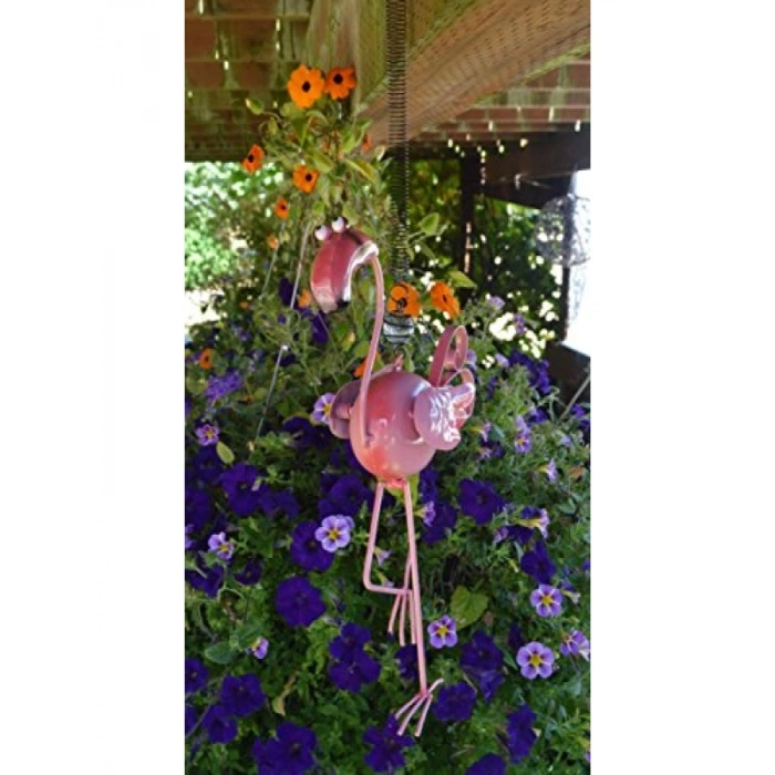 Metal Flamingo Bahçe Dekorasyonu, 45,72 cm