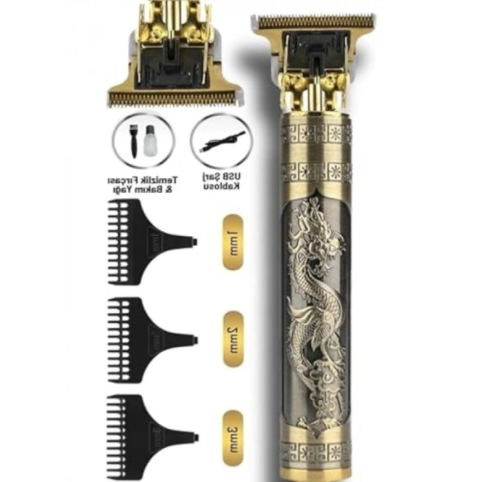 Metal Gövdeli Tıraş Makinesi - T-Bıçaklı