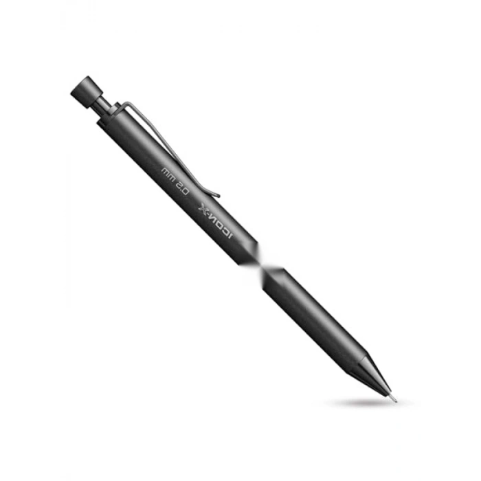Metal Gövdeli Tükenmez Kalem, 0.5 mm, Mat Siyah