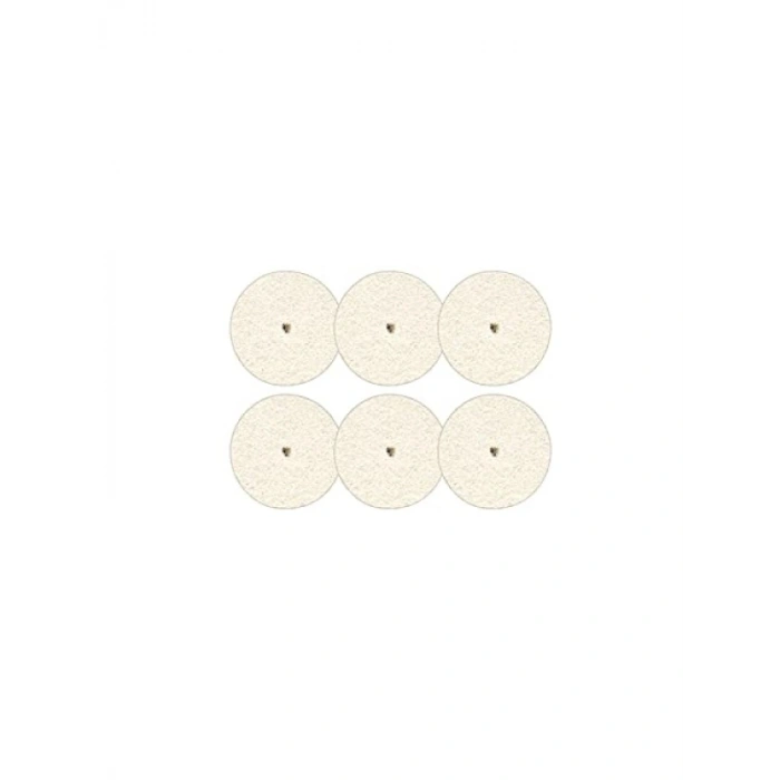Metal ve Plastik Parlatma Diski Seti, 13 mm, 6lı