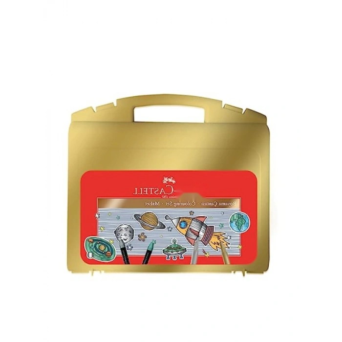 Metalik Boyama Çantası - 12li Set
