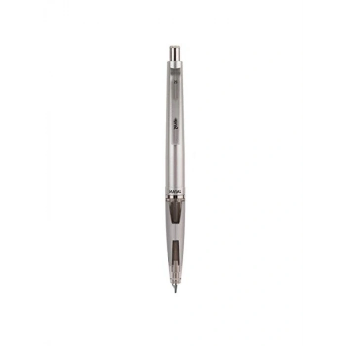 Metalik Gri Mekanik Kalem - 0.5mm Uç