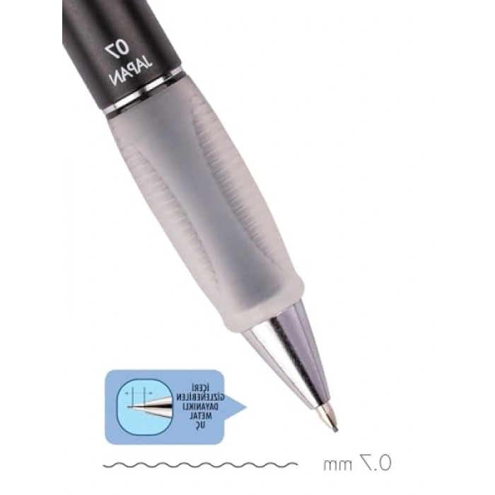 Metalik Mekanik Kurşun Kalem - 0.7 mm