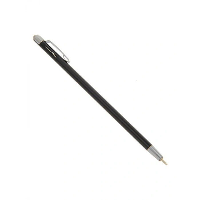 Metalik Siyah Tükenmez Kalem, 0.5 mm Uç Kalınlığı