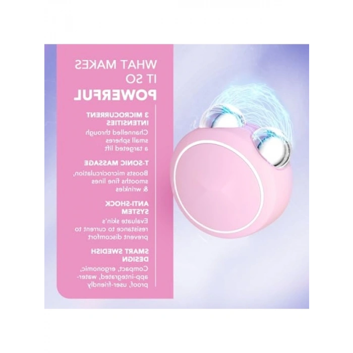 Microcurrent Yüz Sıkılaştırma Cihazı - Pearl Pink