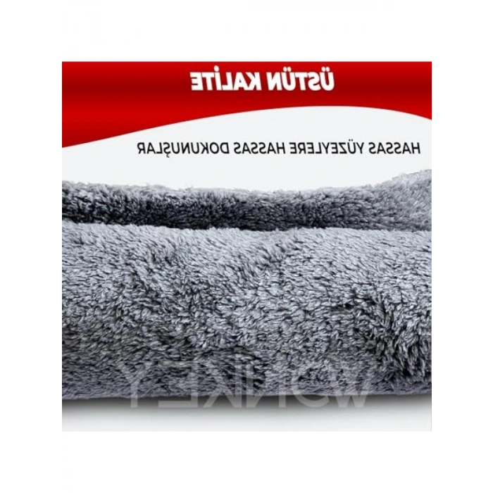 Mikrofiber Parlatma Havlusu - Kenarsız Tasarım ile Hassas Temizlik