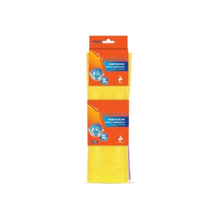 Mikrofiber Temizlik Bezi 4lü Set – Çok Amaçlı Yüzey Temizleme