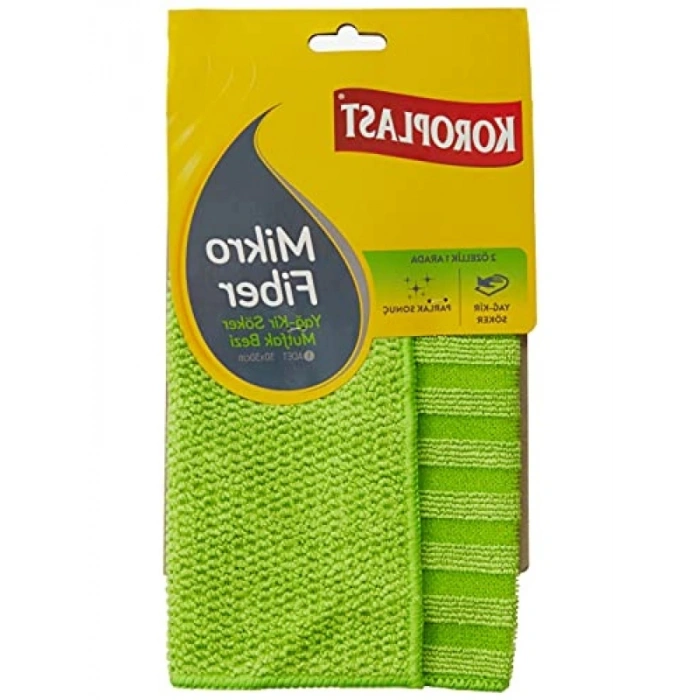 Mikrofiber Yağ & Kir Sökücü Mutfak Bezi - Çift Taraflı Hızlı Kuruyan Tasarım