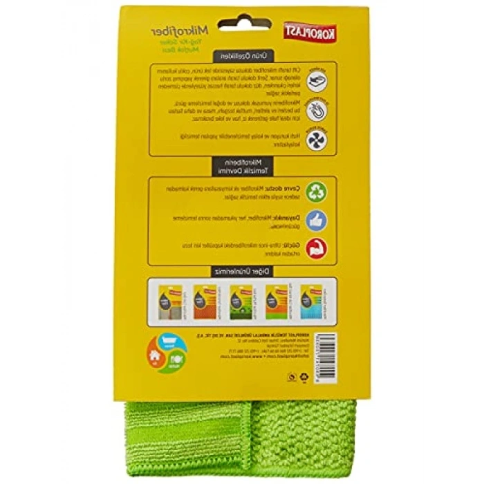 Mikrofiber Yağ & Kir Sökücü Mutfak Bezi - Çift Taraflı Hızlı Kuruyan Tasarım
